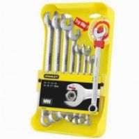 Набор ключей гаечных комбинированных STANLEY"Ratcheting Wrench",